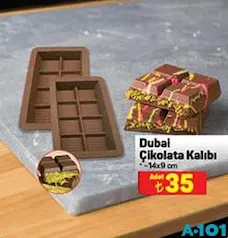 DUBAİ ÇİKOLATA KALIBI 14X9 CM